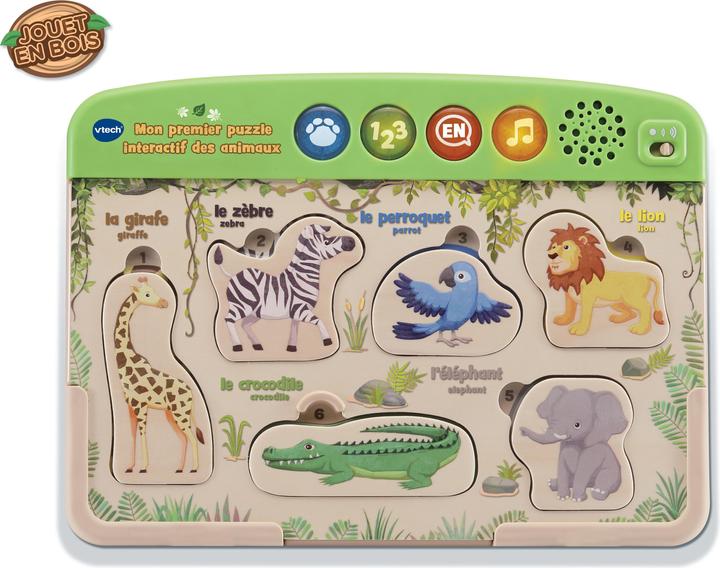 Image du produit VTech Premier Puzzle Interactif Animaux (Français)
