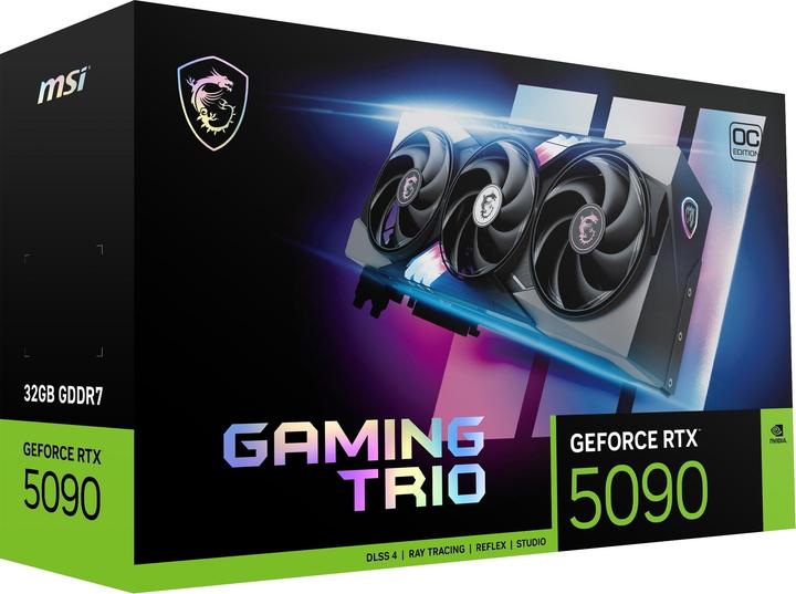 Image du produit MSI GeForce RTX 5090 32G GAMING TRIO OC (32 Go)