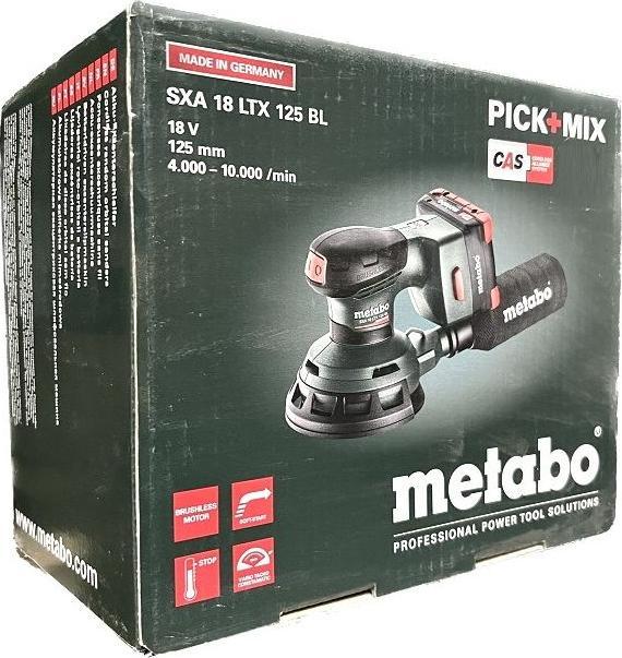 Produktbild Metabo SXA 18 LTX 125 BL (Exzenterschleifer, 18 W)