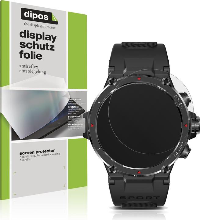 Actual product image Dipos Screen Protector Anti-Glare for Kuzo F1-S 1.3 Zoll