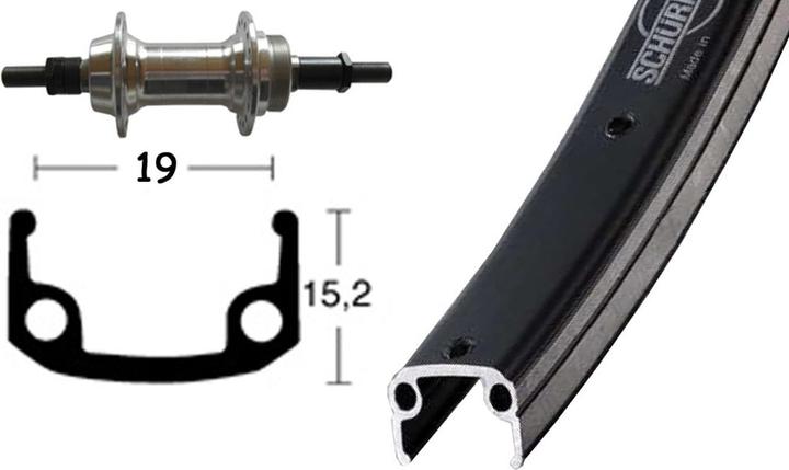 Schürmann Rear wheel Sport (Rear wheel, 28")