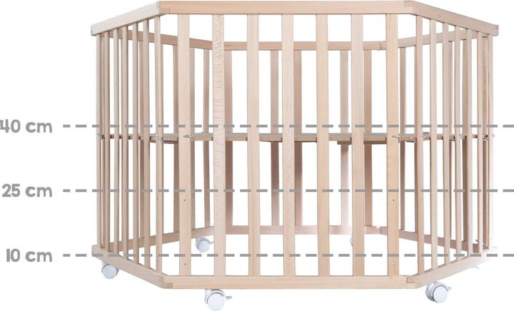 Immagine prodotto Roba Box per bambini a 6 angoli Liebhabär (119 cm, 103.50 cm, MDF)