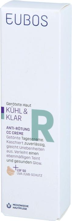 Actual product image Eubos K&K Anti-Roet Cc Cre (30 ml, Day cream, SPF 50)