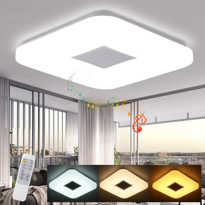 Produktbild Iegled LED Deckenleuchte mit Lautsprecher