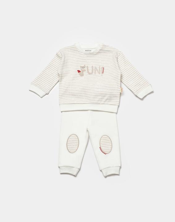 BabyCosy Set aus Hose und langärmeligem Hemd (74)