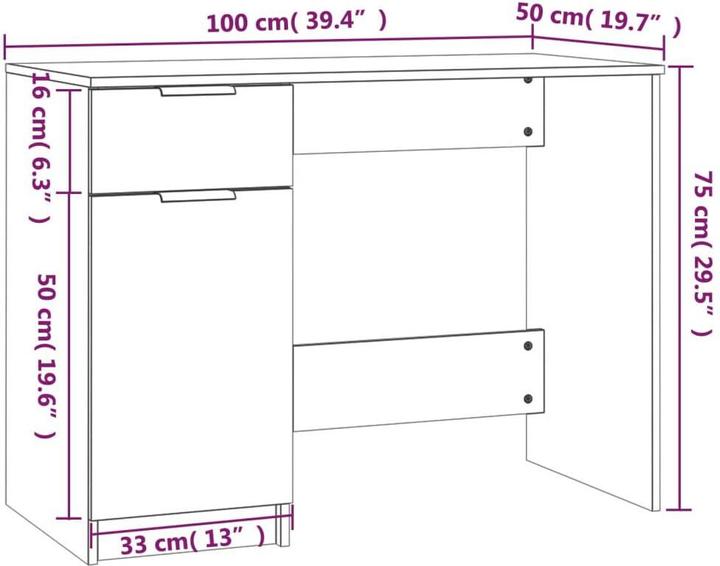 Image du produit VidaXL Fonz (100 x 50 x 75 cm)