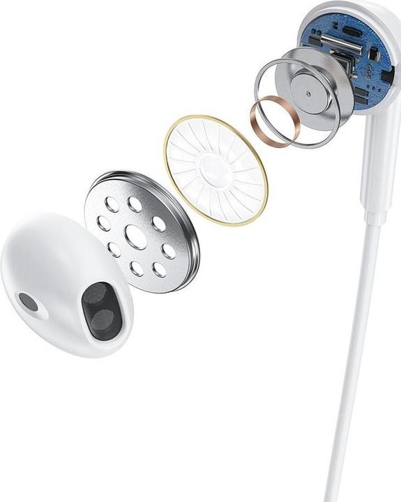 Produktbild Dudao In-Ear-Bluetooth-Kopfhörer mit magnetischer Saugwirkung, weiss (U5B) (Kabelgebunden)