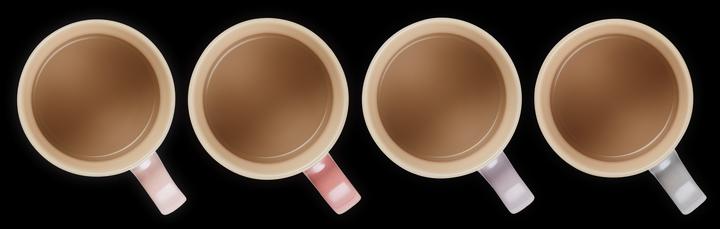 Produktbild Le Creuset Becher 350 ml 4er Set Metallics Rosé (350 ml, 4 x)