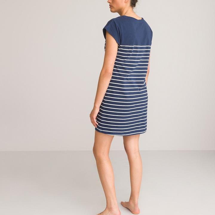 Produktbild La Redoute Collections Gestreiftes Nachthemd (W36/L38)