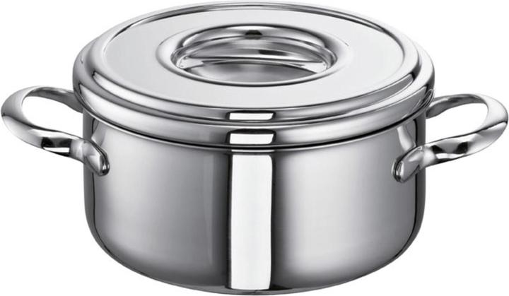Schulte-Ufer Roasting pot (18 cm, Casserole + Stewpot, Stainless steel)