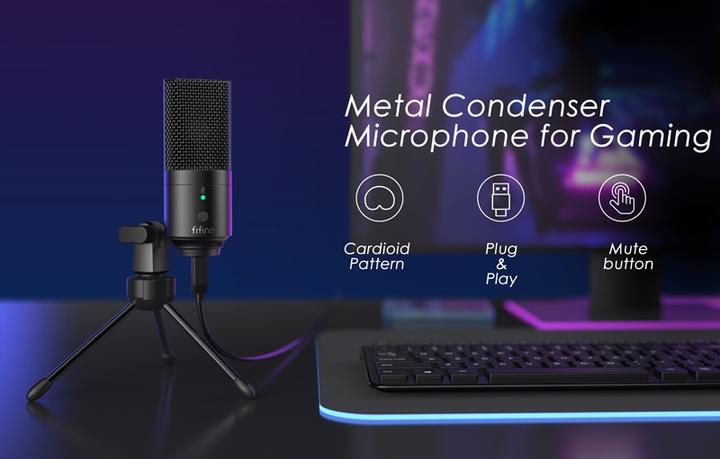 Immagine prodotto Fifine Microfono a condensatore USB in metallo