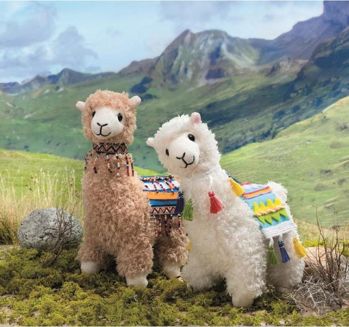 Glorex Kuscheltier Lama
