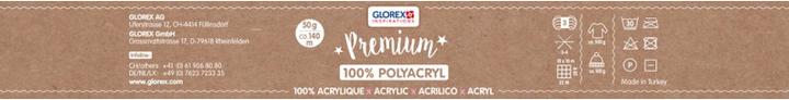 Actual product image Glorex Premium 100% acrylic, 50g