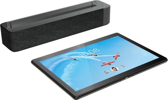 Actual product image Lenovo Tab M10 + Bluetooth Speaker Dock (WLAN only, 10.10", 32 GB, Black)
