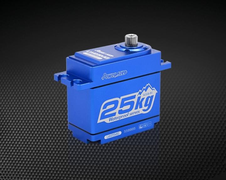 Actual product image Power HD Servo LW-25MG / 25.0kg / 0.14sec. / 6V - 8.4V / Waterproof