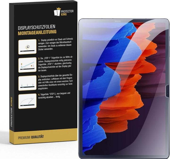 Actual product image Protectorking 4x Panzerfolie Anti-Shock matt entspiegelt (4 Piece, Galaxy Tab S9 FE)