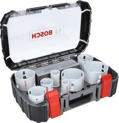 Produktbild Bosch Professional Zubehör 14-teiliges Universal-Set, 1 Lochsäge Progressor for Wood&Metal (22 mm, 25 mm, 32 mm, 35 mm, 40 mm, 44 mm, 76 mm, 60 mm, 51 mm, 64 mm, 20 mm)