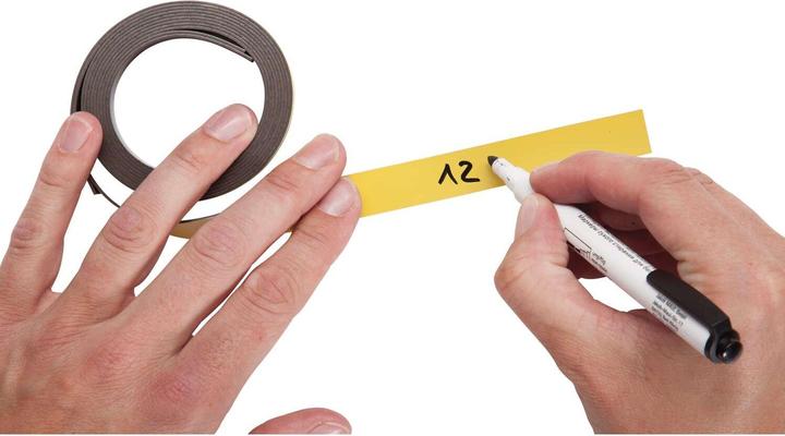 Image du produit Maul bande magnétique, inscriptible, 2 pièces, L 1000 x l 15 mm (2 x)