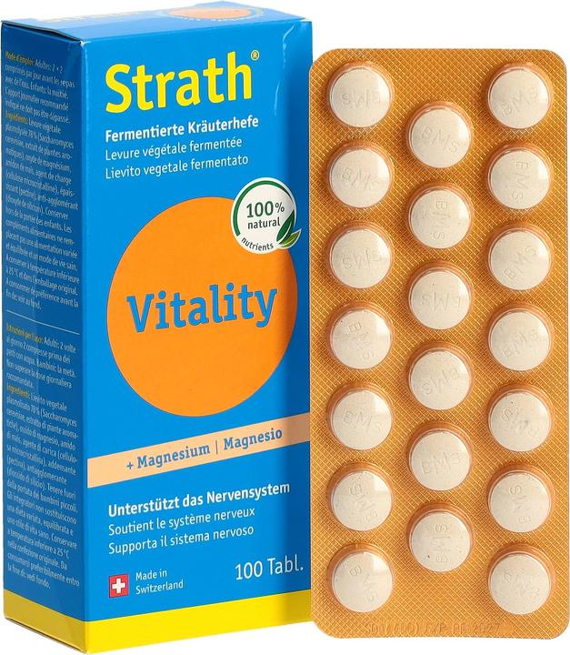 Image du produit Strath lité + Magnésium complément alimentaire (1 pièce(s), Cachets, 90 g)