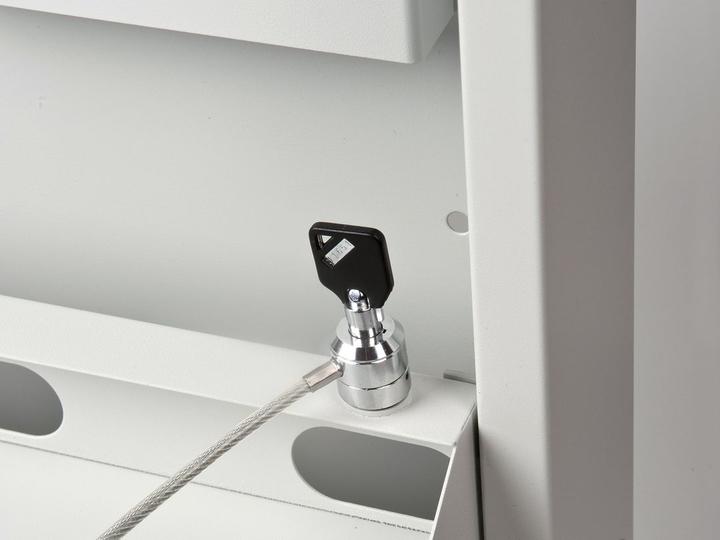 Produktbild Multibrackets Wandkasten abschliessbar, weiss, Tragkraft 5 kg (Wand)