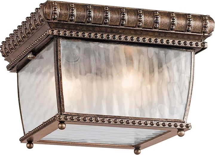 Produktbild Elstead Lighting Venetian Rain Aussen-Deckenleuchte E14 2-fach Gebürstete Bronze IP44 (E14)