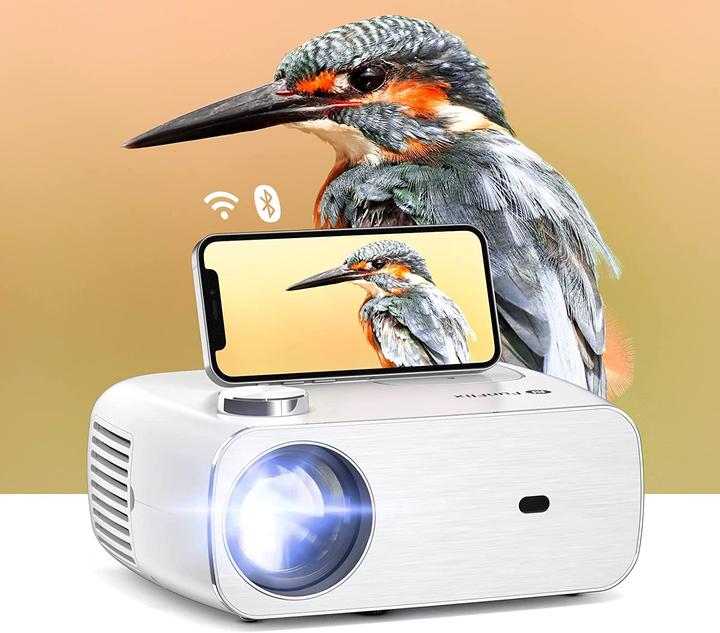 Actual product image FunFlix Projector, 2.4G&5G WiFi Bluetooth Projector