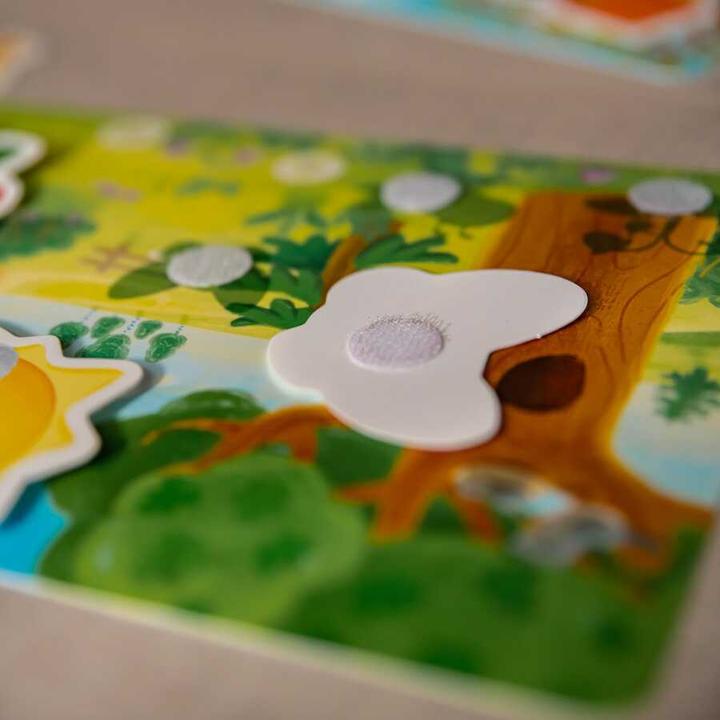 Produktbild Montessori Lernspiel, Plastikkarten mit Klettverschluss - Jahreszeiten - Seasons ® by Far far land