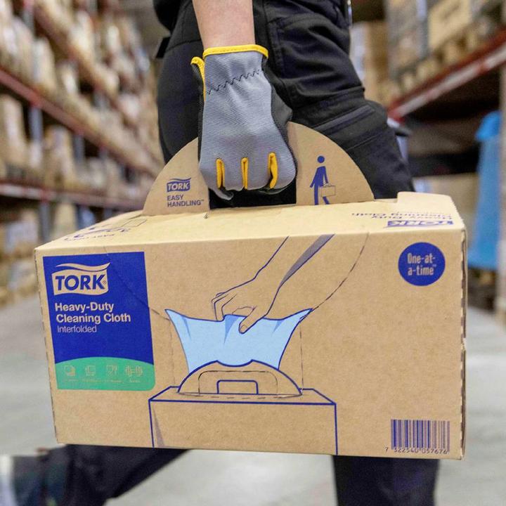 Produktbild Tork Extra Starke Reinigungstücher Blau W7, 1 x 180 Tücher 530272 Anzahl: 180St. (1 Stk.)