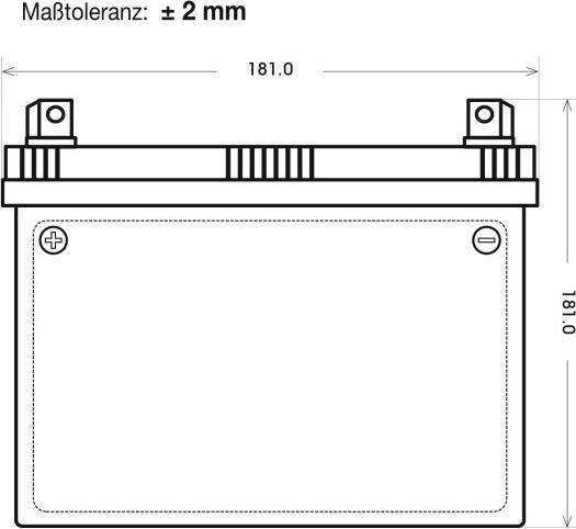 Image du produit Panther Batterien Batterie de tracteur de pelouse 53034 12V 32Ah (12 V, 32 Ah)