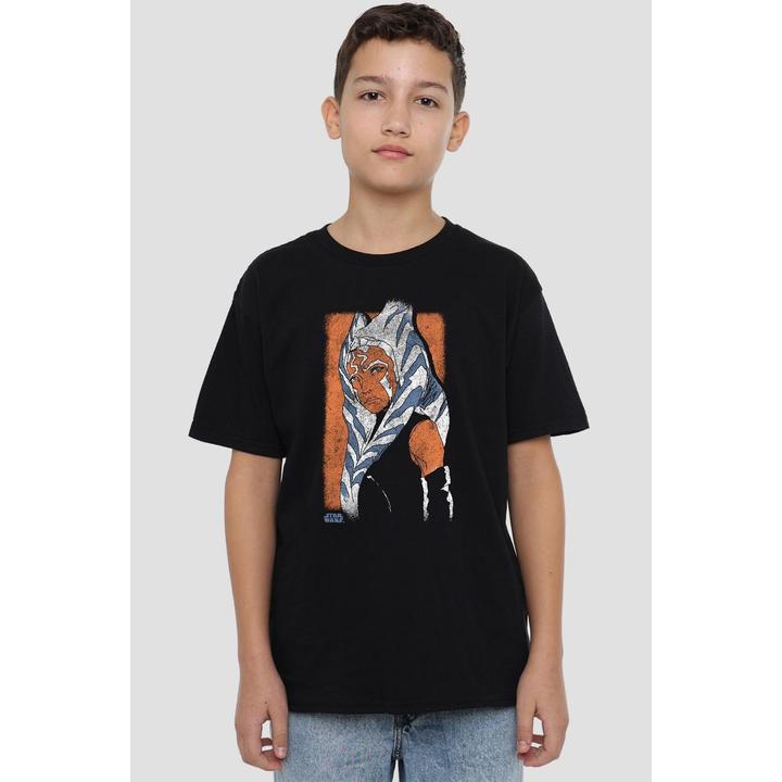 Actual product image Ahsoka Childrens/Kids Sketch T-Shirt (140)