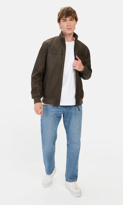 Immagine prodotto Camel Active Lederjacke mit Bomberkragen (48)
