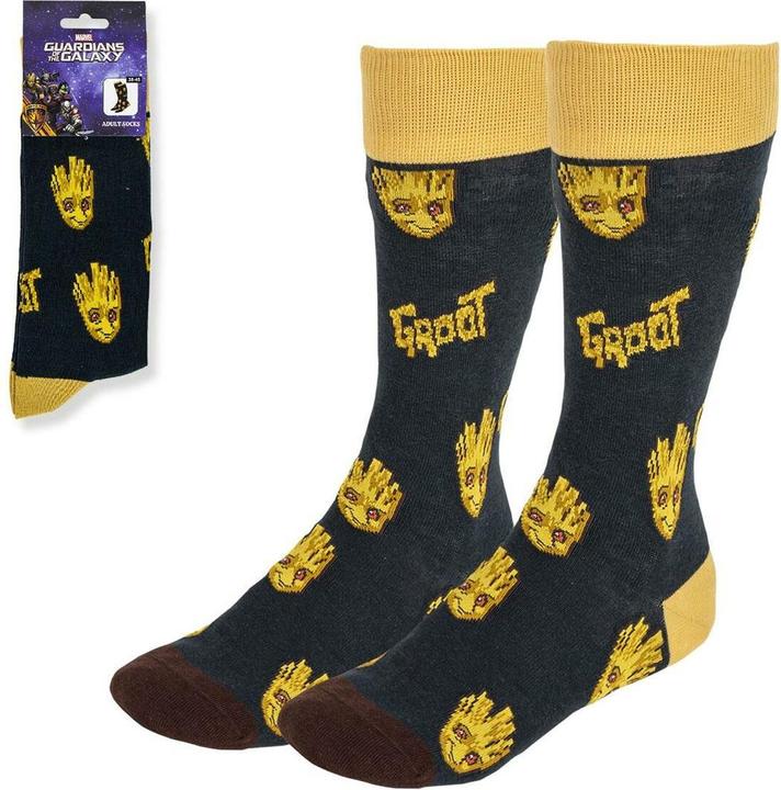 Produktbild Cerdá Guardians of the Galaxy Socken Groot's Face 38-45 (Einzelpack, 38 - 45)