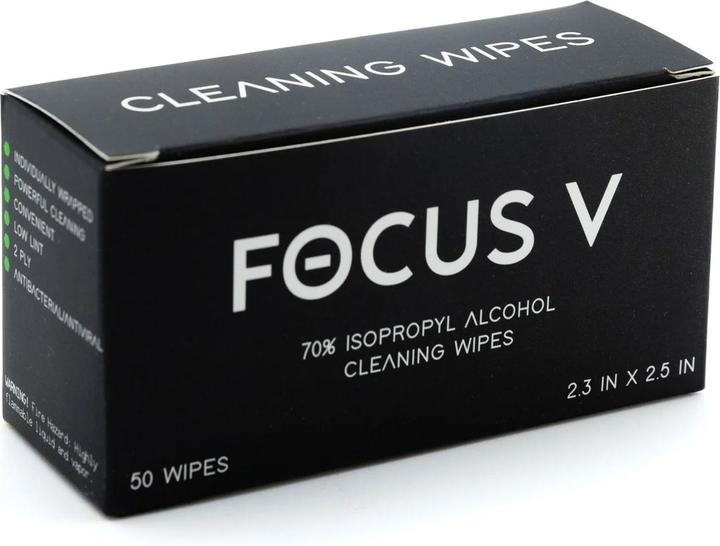 Focus V Isopropyl Cleaning Wipes 50pcs (50 x)