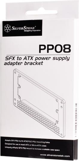 Immagine prodotto Silverstone SST-PP08 Coperchio dell'adattatore di alimentazione per SFX ad ATX