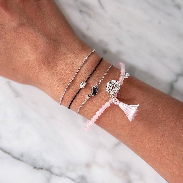 Immagine prodotto Glanzstücke München Balena da donna in argento 17,0 cm di lunghezza base + 3,0 cm di estensione - 10178 (17 cm, Argento)