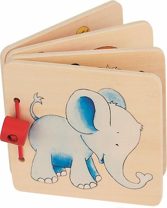 Actual product image Goki Picture book elephant, house, locomotive
