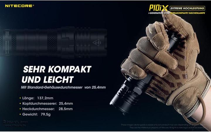 Immagine prodotto Nitecore P10iX - 4000 lumen (13.72 cm, 4000 lm)