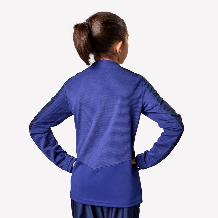 Actual product image Kipsta Kinder Fussball Trikot langarm - Viralto Topo Lines blau (12XL)