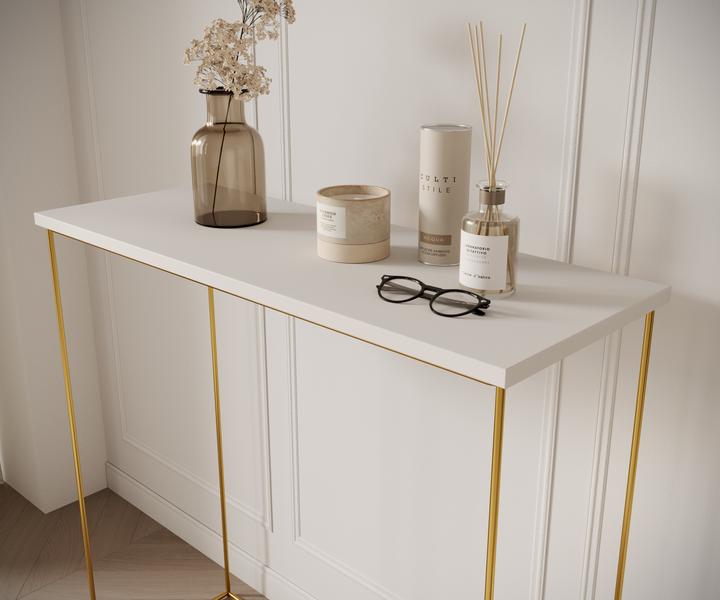 Image du produit ADRK Furniture Table console Milan (30 x 80 x 80 cm)