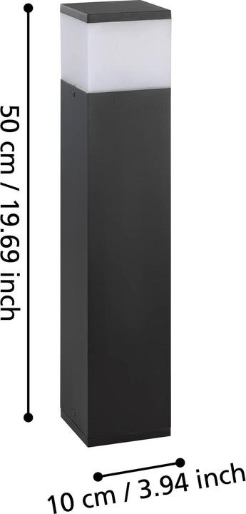 Produktbild EGLO GARTEN-STECKDOSENSÄULE E27 / PARK 5 SCHW. 901032 (E27, IP54)