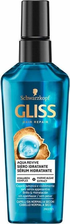 Actual product image Schwarzkopf Gliss Aqua Revive Hair Serum 75ml (75 ml)