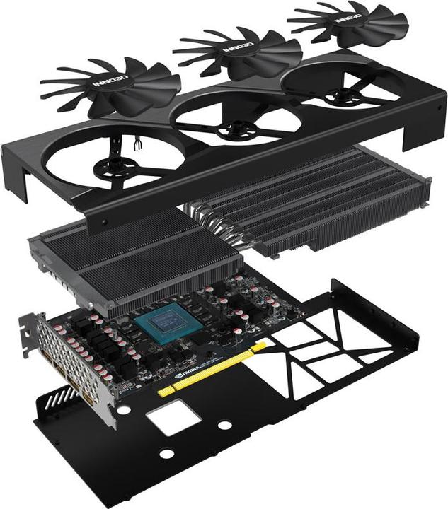 Actual product image Inno3D GEFORCE RTX 4080 SUPER X3 16GB GDDR6X 3xDP 1xHDMI (16 GB)