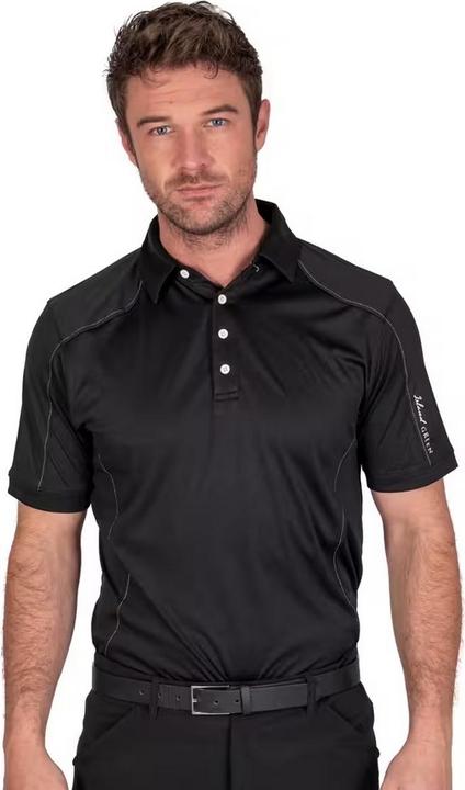 Produktbild Island Green Poloshirt Abgesteppt Emblem (M)
