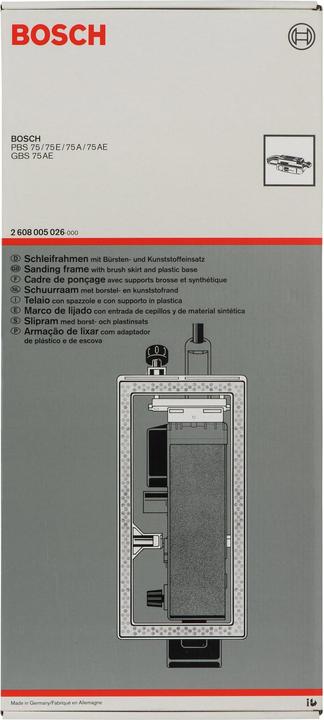 Image du produit Bosch Professional Zubehör Cadre de sablage PBS 75, GBS 75 A