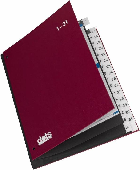 Produktbild Dots PULTORDNER 1-31 ROT