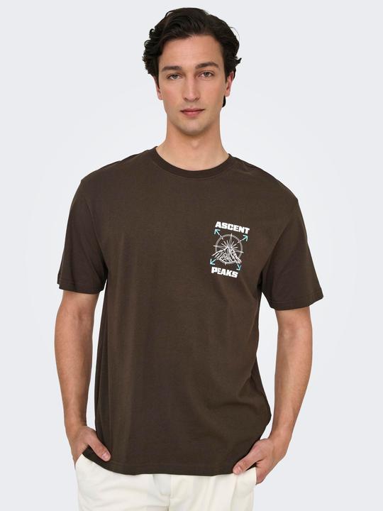Produktbild Only & Sons Onskeane Rlx Ss Print Tee Noos (XL)