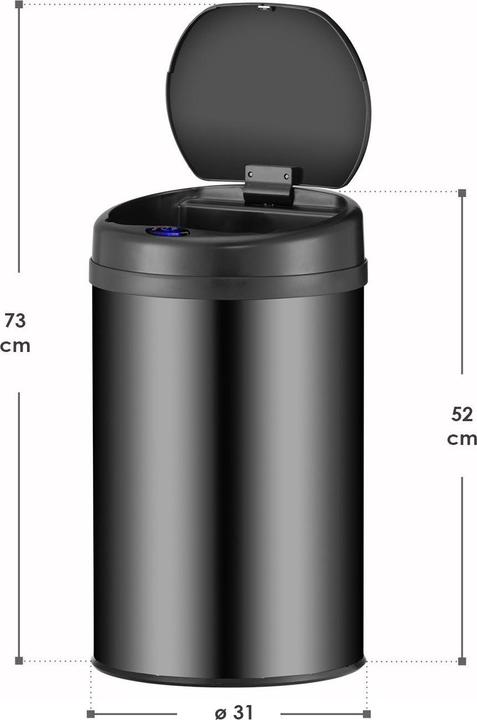 Image du produit Juskys Poubelle automatique avec capteur (30 l)