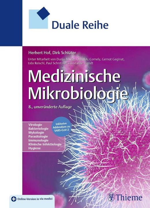 Produktbild Duale Reihe Medizinische Mikrobiologie (Deutsch, Herbert Hof, Dirk Schlüter, 2022)