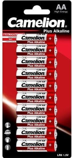 Actual product image Camelion Plus Alkaline LR6 AA 10 pieces (10 pcs., AA, 2700 mAh)