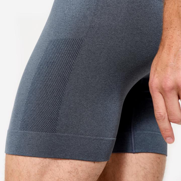 Produktbild Decathlon Lauf-Boxershorts Herren lang nahtlos blau (L)
